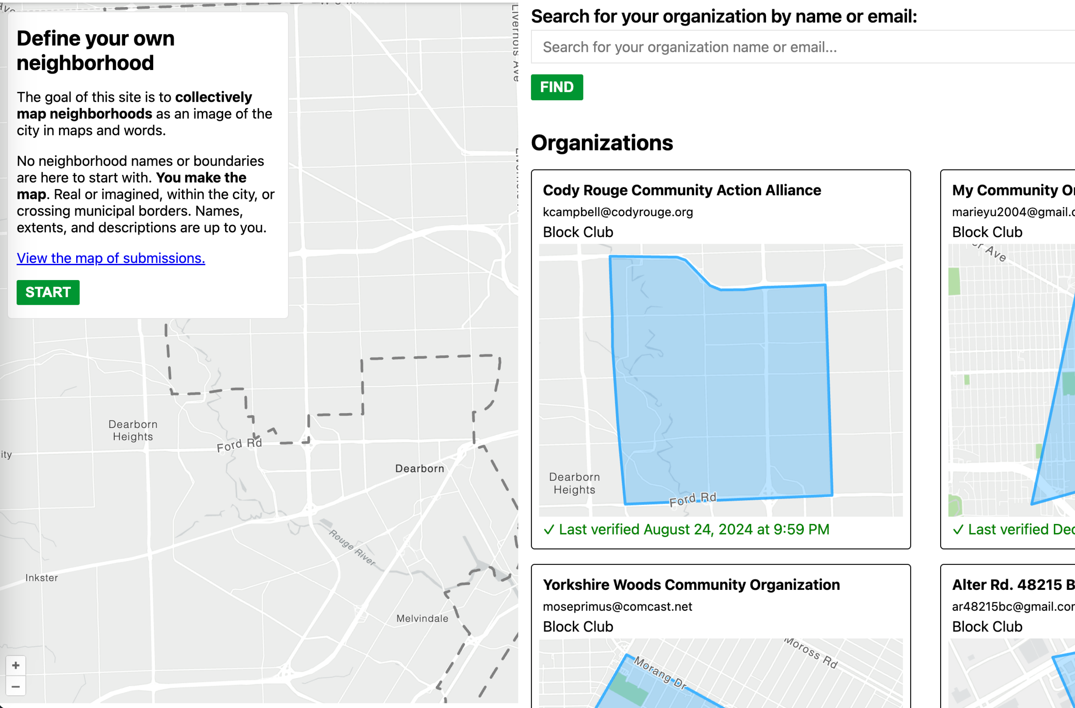 Detroit Neighborhoods + Civic Census